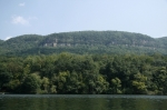 Elder Mountain from the river.